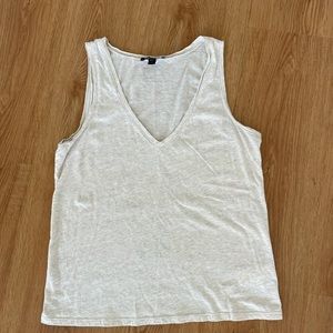 EXPRESS heathered cream tank